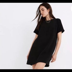 Madewell airy terry sweatshirt tee dress